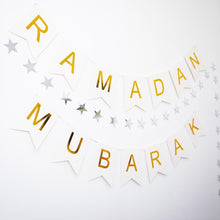 Load image into Gallery viewer, Ramadan Mubarak Fishtail Banner