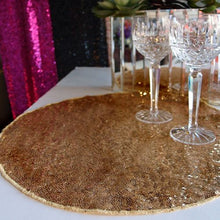 Load image into Gallery viewer, Sequin Round Table Placemats