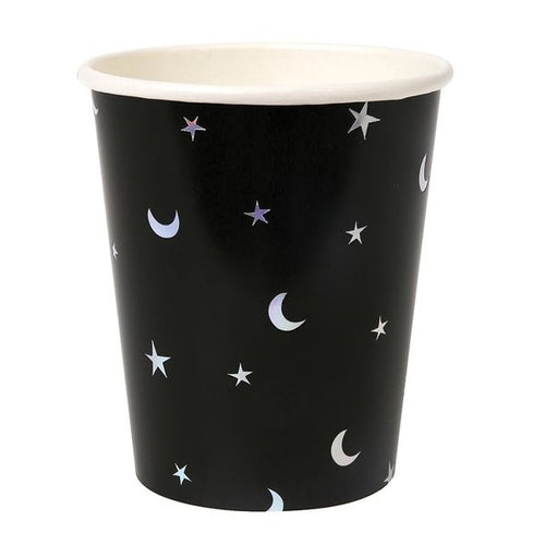 Crescent Moon and Star Foiled Cups