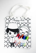 Load image into Gallery viewer, Happy Eid Color Me Tote