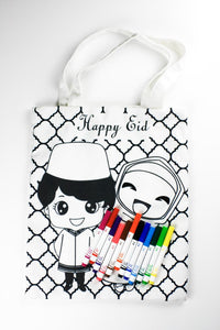 Happy Eid Color Me Tote